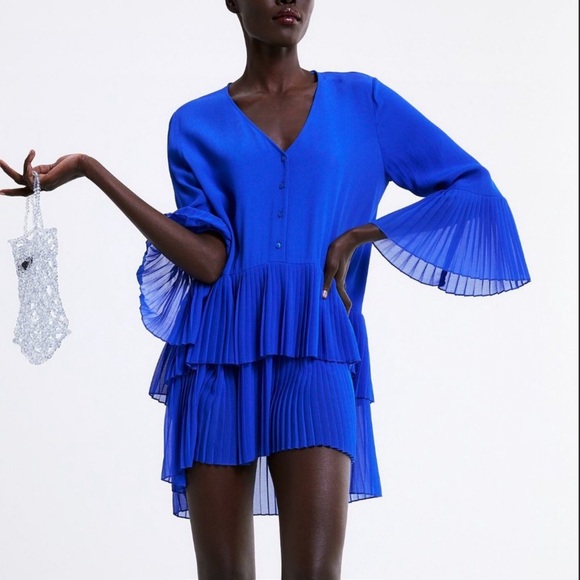 Zara Dresses Zara Ruffled Dress Poshmark